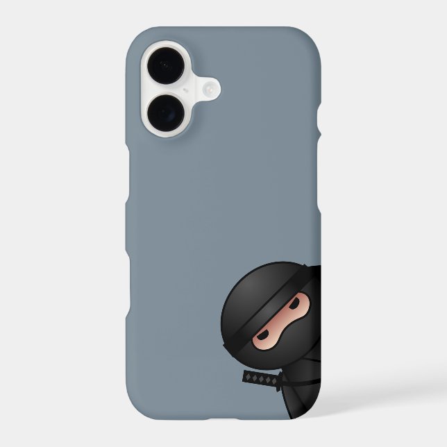 Little Ninja Warrior on Grey (Back)