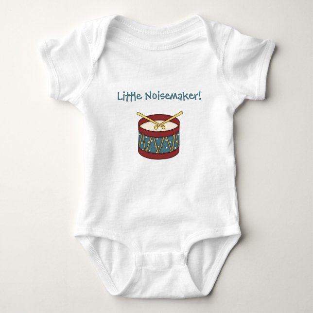 Little Noisemaker Baby Bodysuit (Front)