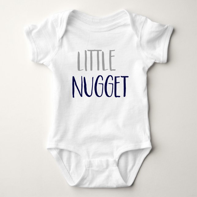 Little Nugget Baby Bodysuit (Front)