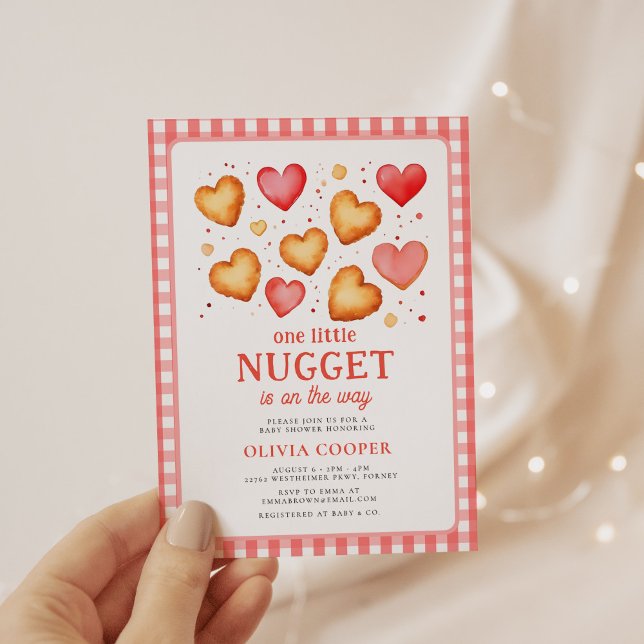Little Nugget Baby Shower Invitation (Creator Uploaded)