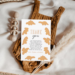 Little Nugget Baby Shower Thank You Card