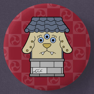 Little Nurikabe Yokai 6 Cm Round Badge