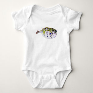 Little Ocean Critters  Pufferfish Baby Bodysuit