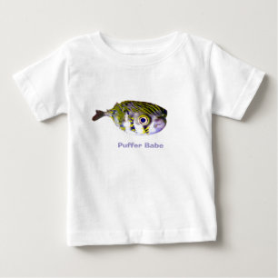 Little Ocean Critters  Pufferfish Baby T-Shirt