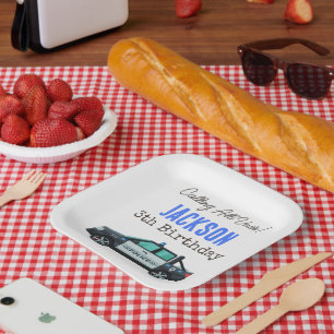 Little Officer Police Birthday   Personalized  Paper Plate