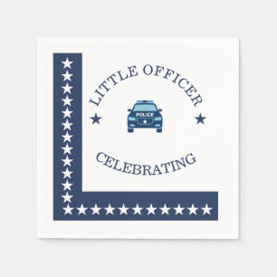 Little Officer Police Party Napkin