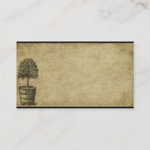 Little Ol' Bucket Tree- Prim Biz Cards