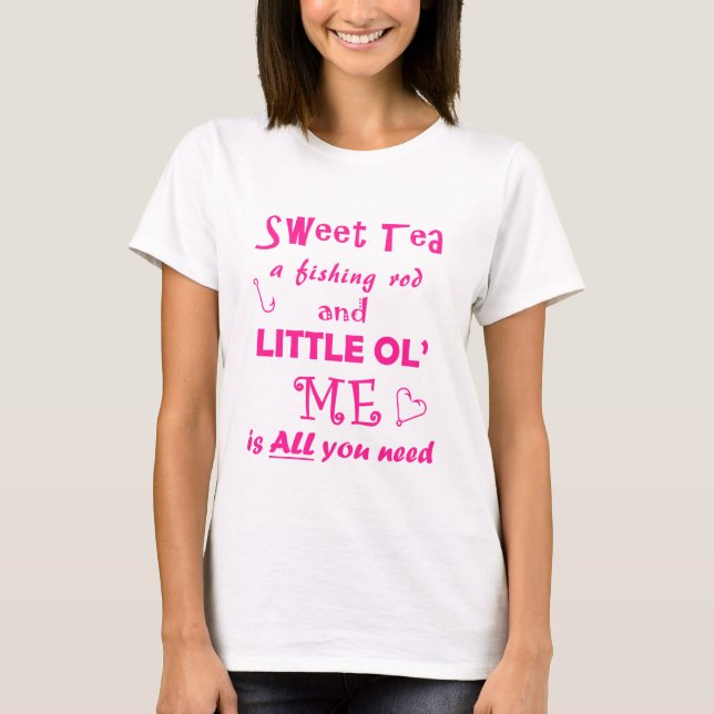Little Ol Me Fishing T-Shirt (Front)