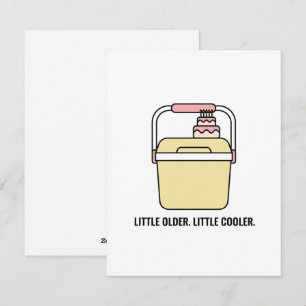 Little Older Little Cooler Vintage Birthday Card
