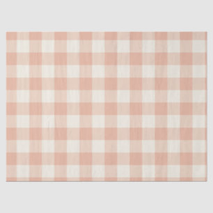 Little One Buffalo Check - dusty apricot  Tissue Paper