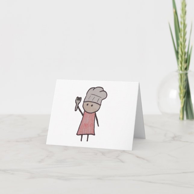 Little One chef note cards (Front)
