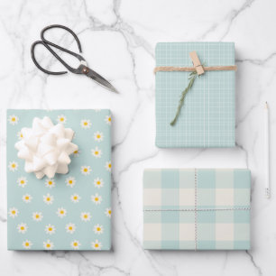 Little One Collection - soft teal Wrapping Paper Sheet