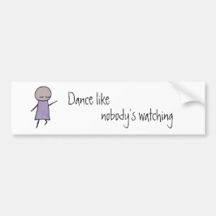Little One dance bumper sticker