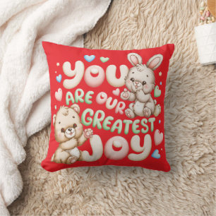 Little One Family Love Quote for Sweet Dreams Cushion
