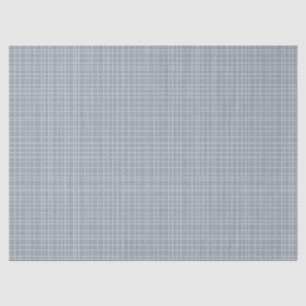 Little One Hand Drawn Grid - dusty steel gray Tissue Paper