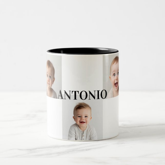 Little One’s Photo Mug – Add Your Baby’s Name (Center)