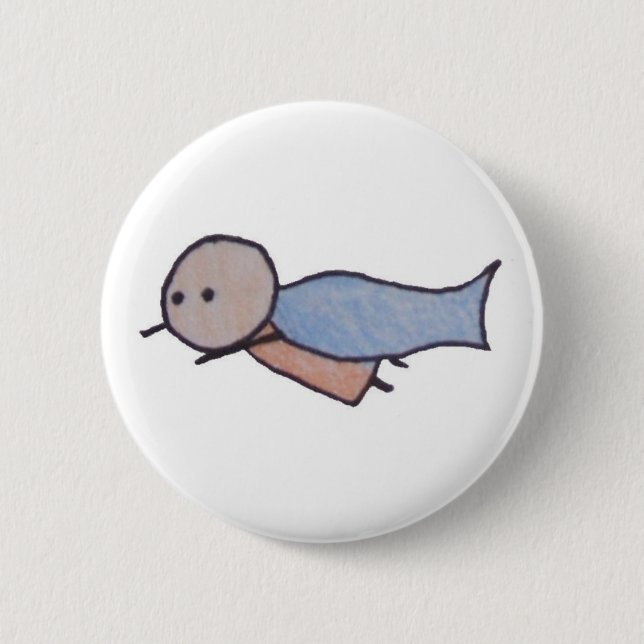 Little One superhero button (Front)
