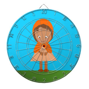 Little Orange Riding Hood Metal Cage Dartboard