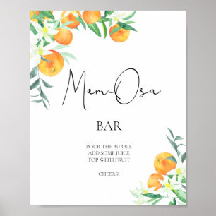 Little oranges \ Mum-osa bar Poster