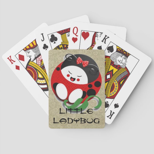 Little Oriental Ladybug Playing Cards (Back)
