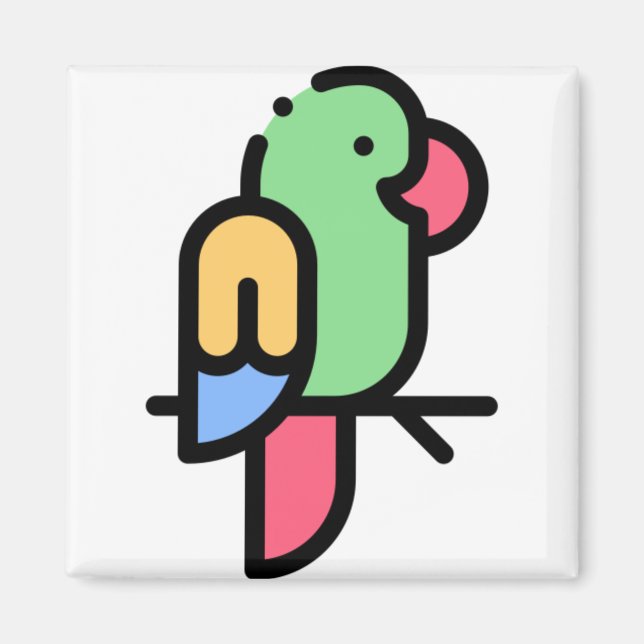 Little Parrot Magnet (Front)