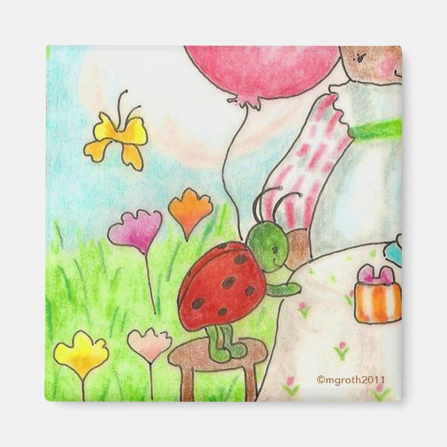 little party bug magnet (Front)