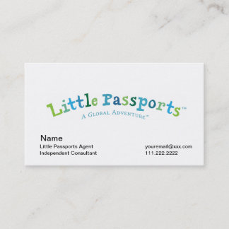 Little Passports Agent's Business Card