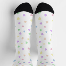 Little Pastel Hearts on White Unisex