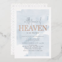 Little Peace of Heaven Blue Sky Boy Baby Shower