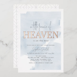 Little Peace of Heaven Blue Sky Boy Baby Shower