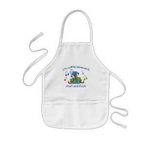 Little Peacock Short and Stout Kids Apron