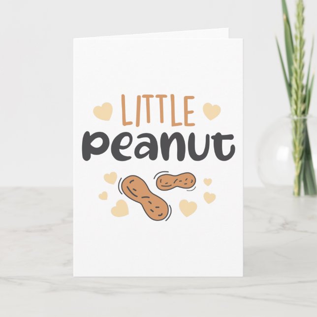 Little Peanut Baby Card (Front)