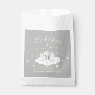 Little Peanut Baby Shower Gender Neutral Elephant Favour Bag