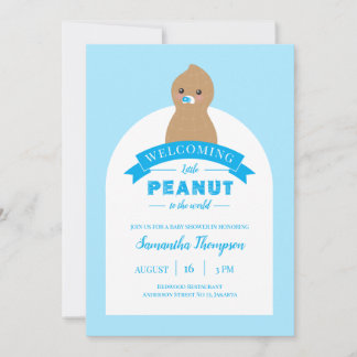 Little Peanut Baby Shower Invitation