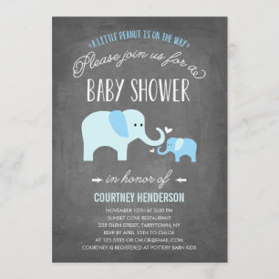Little Peanut Baby Shower Invitation