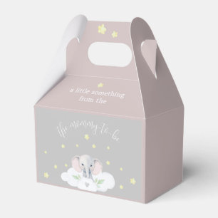 Little Peanut Baby Shower Pink Elephant Favour Box