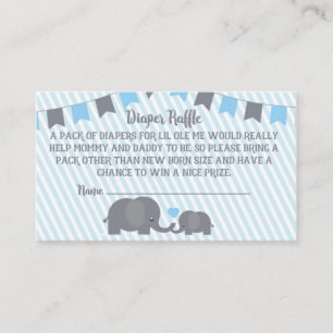 Little Peanut Diaper Raffle Card