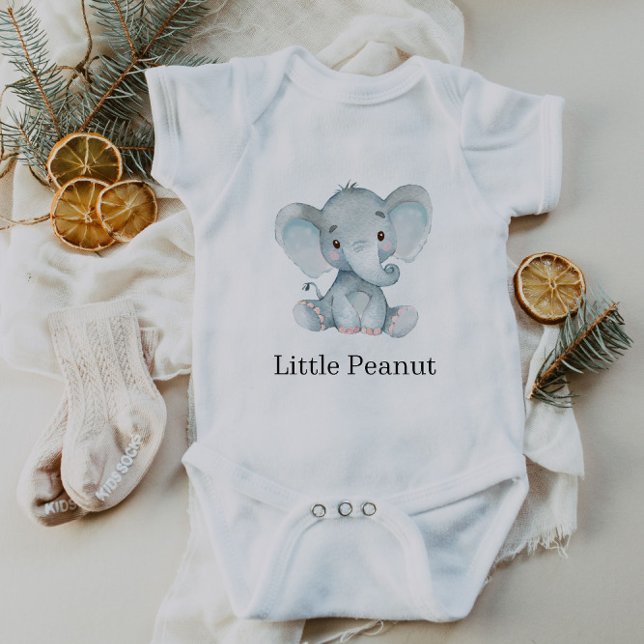 Little Peanut Elephant Baby Bodysuit (Creator Uploaded)