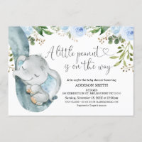 Little Peanut Elephant Trunk Baby Shower