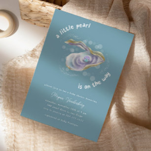 Little Pearl Baby Shower Invitation