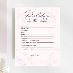 Little Pearl Bubbles Predictions For Baby Game