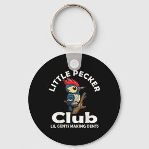 Little Pecker Club Front And Back Key Ring