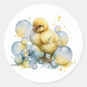 Little Peep & Co. Baby Celebration Classic Round Sticker