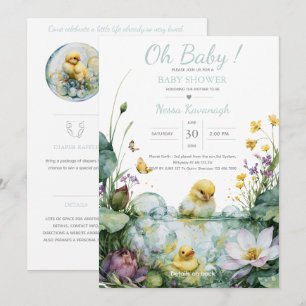 Little Peep & Co.   Baby Shower Invitation