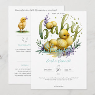 Little Peep & Co. Baby Shower Invitation