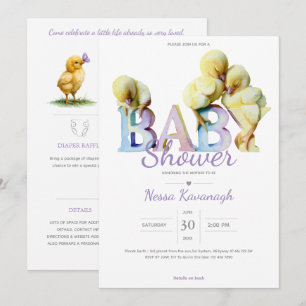 Little Peep & Co.   Baby Shower Invitation