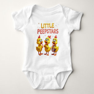 Little Peepstars- Retro Easter Band Vibes Baby Bodysuit