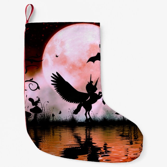 Little pegasus small christmas stocking (Front)