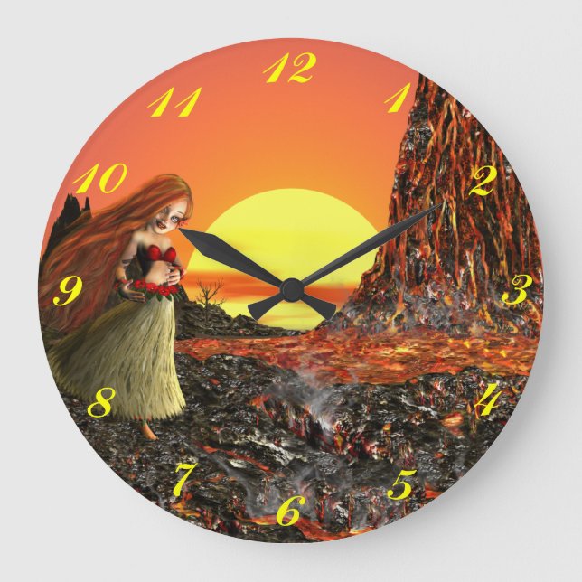 Little Pele Wall Clock (Front)