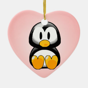 Little Penguin Ceramic Ornament
